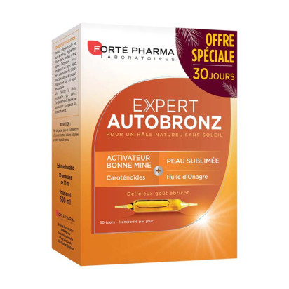 EXPERT Autobronzant, 30 Ampoules Forte Pharma - Parashop