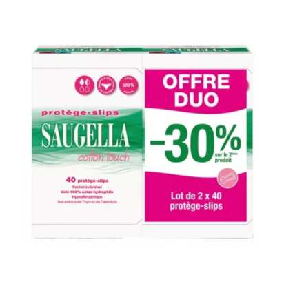 Cotton Touch Protège-Slip, Lot 2x40 unités - Parashop.com