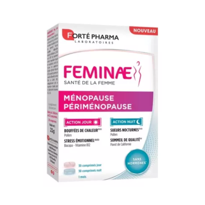 Feminae Ménopause Périménopause Jour et Nuit, 60 Comprimés - Parashop.com