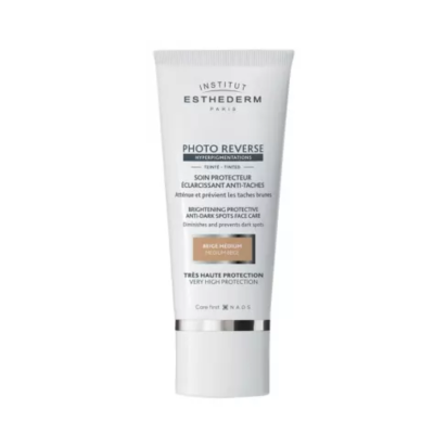 Photo Reverse Soin Protecteur Éclaircissant Anti-taches Teinté Beige Medium, 50ml - Parashop.com