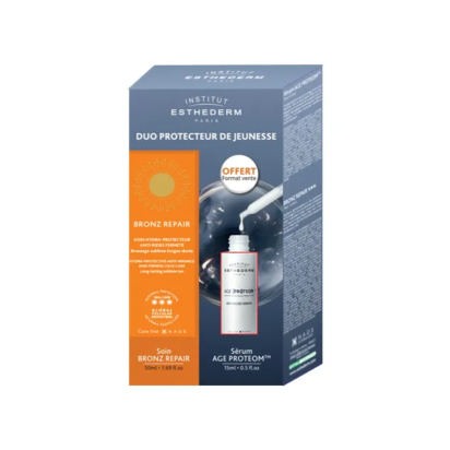 Coffret Bronz Repair Soin Hydra-Protecteur 50ml + Age Proteom Advanced Sérum 15ml Offert - Parashop.com