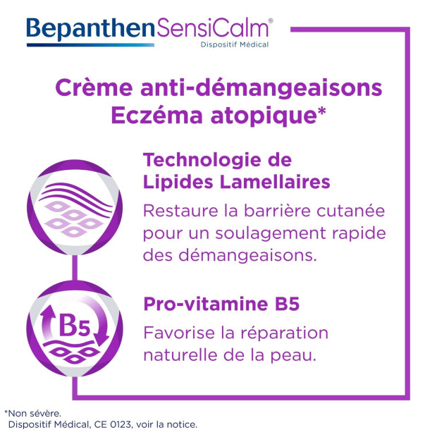 Bepanthen Sensicalm Crème Anti-Démangeaisons Eczema, 50G