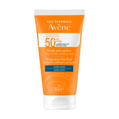 Fluide Sans Parfum Spf50+, 50ml
