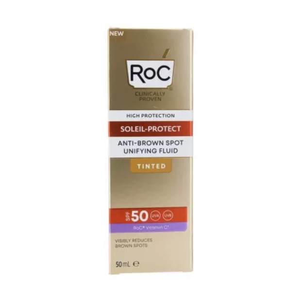 Soleil-Protect Fluide Unificateur Teinté Anti-Taches Brunes SPF50, 50ml - Parashop.com
