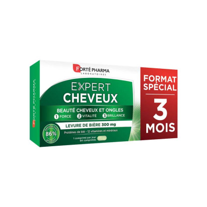 EXPERT Cheveux, 84 comprimés Forte Pharma - Parashop