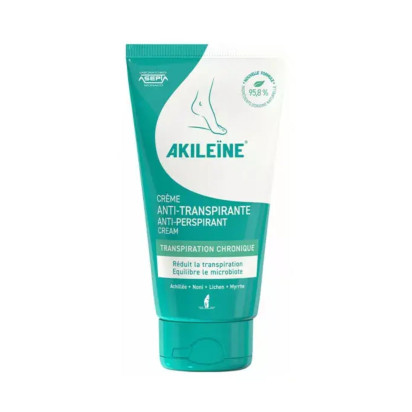 Crème anti-transpirante pieds, Akileine