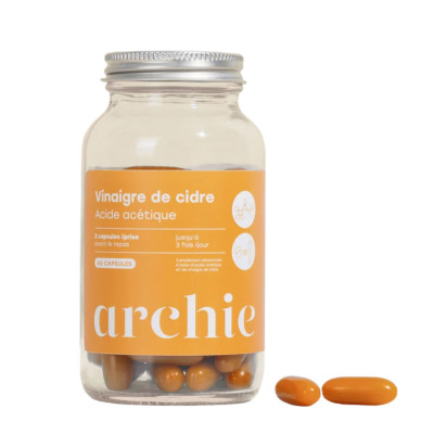 Capsules Vinaigre de Cidre, 60 capsules
