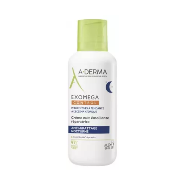 Exomega Control Crème Nuit Émolliente Réparatrice, 400ml - Parashop.com