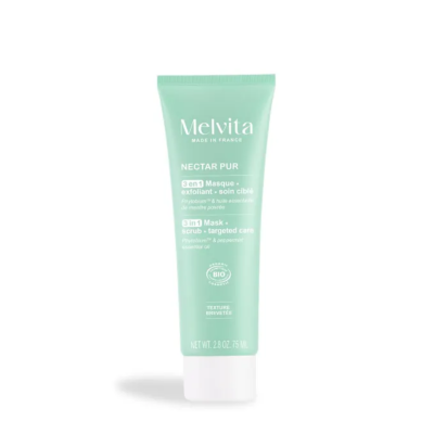 Nectar Pur Masque Exfoliant 3-en-1 Bio, 75ml - Parashop.com