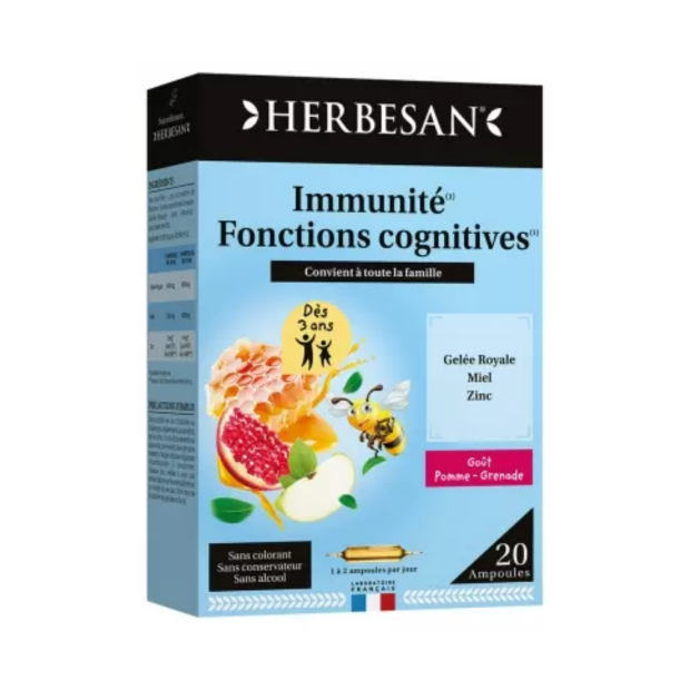 Gelée Royale 400Mg + Miel + Zinc, 20 Ampoules - Parashop.com