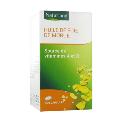 Huile de Foie de Morue. Boîte 220 Vgcaps