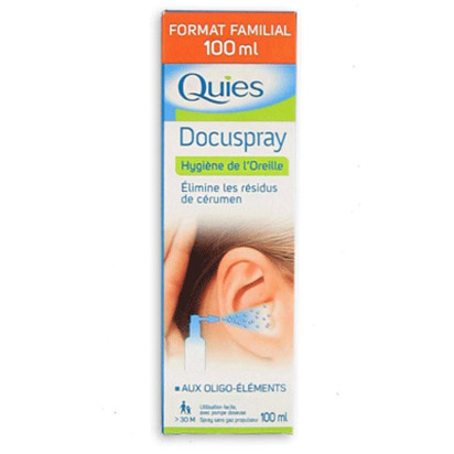 DOCUSPRAY, Hygiène de l'oreille, 100ml Quies - Parashop