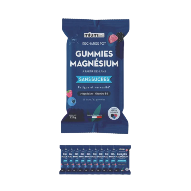 Recharge Gummies Magnésium Sans Sucre, 42 Gummies - Parashop.com