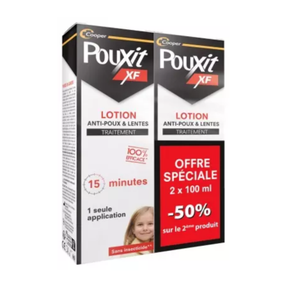 XF Lotion Anti-Poux Et Lentes, lot 2x100ml - Parashop.com