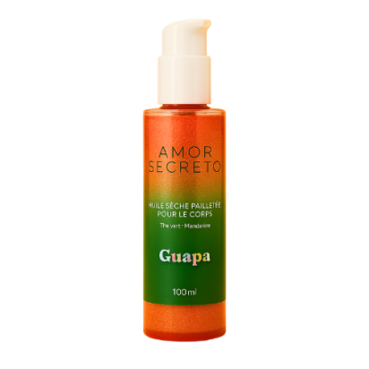 Thé Vert Huile Corps Pailletée, 100ml - Parashop.com