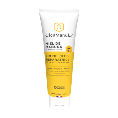Crème Pieds Réparatrice Bio, 75ml - Parashop.com