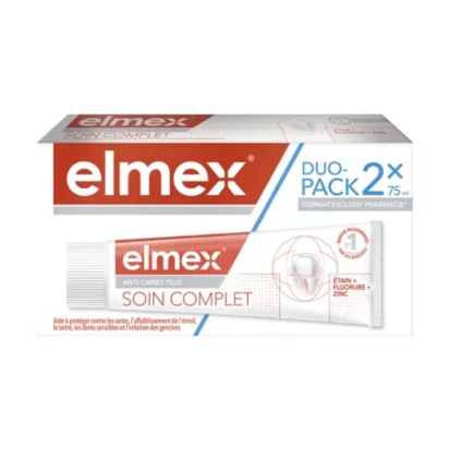 Soin Complet Anti-Caries Plus, lot 2x75ml - Parashop.com