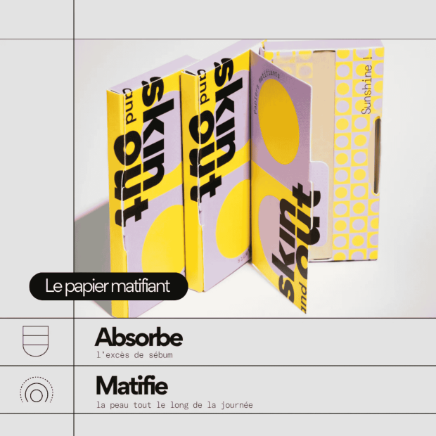 Papier Matifiant, 50 feuilles