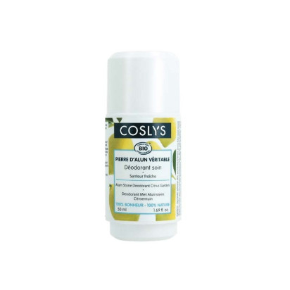 Déodorant soin alun citron bio, 50ml Coslys - Parashop