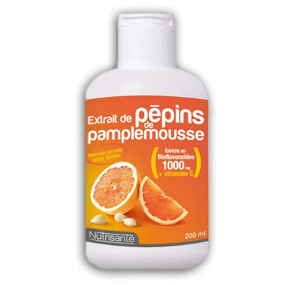 NUTRISANTE Extraits de Pépins de Pamplemousse, 200ml Nutrisanté - Parashop