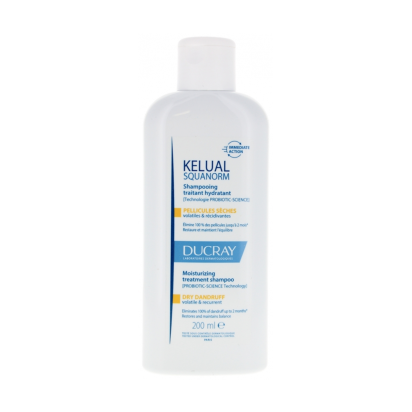Squanorm Shampoing Traitant Pellicules Sèches, 200ml