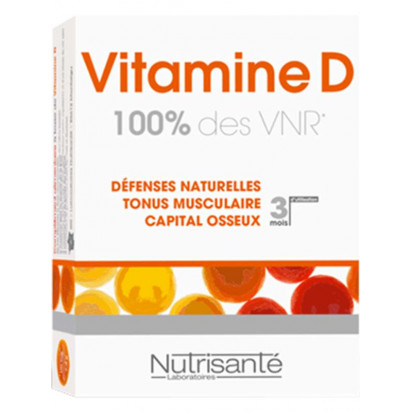 NUTRISANTE Vitamine D. Boîte 90 comprimés Nutrisanté - Parashop