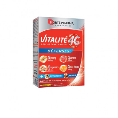 VITALITE 4G Défenses. Boîte 20 ampoules