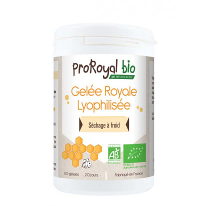 PROROYAL BIO gelée royale lyophilisée, 60 gélules Phytoceutic - Parashop