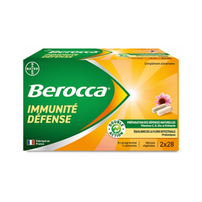Berocca Immunité Défense, 2x28 Gélules Végétales