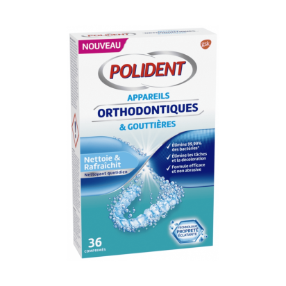 Nettoyant Appareils Orthodontiques & Gouttières, 36 Comprimés