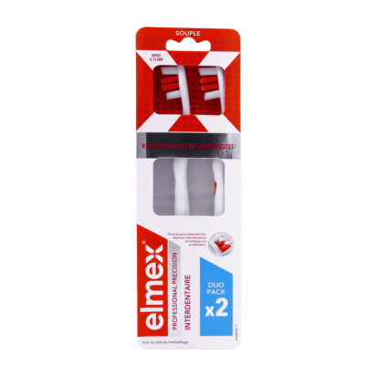 Elmex Brosse à dents interdentaire Anti caries Professional Précision, x2 unités | Parashop.com