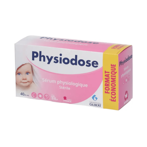 Sérum Physiologique Stérile, 40 Unidoses x 5ml