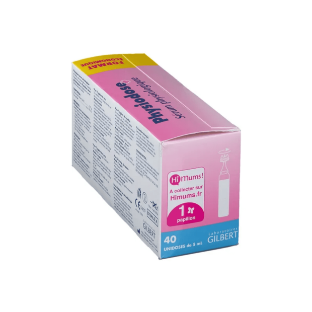 Sérum Physiologique Stérile, 40 Unidoses x 5ml