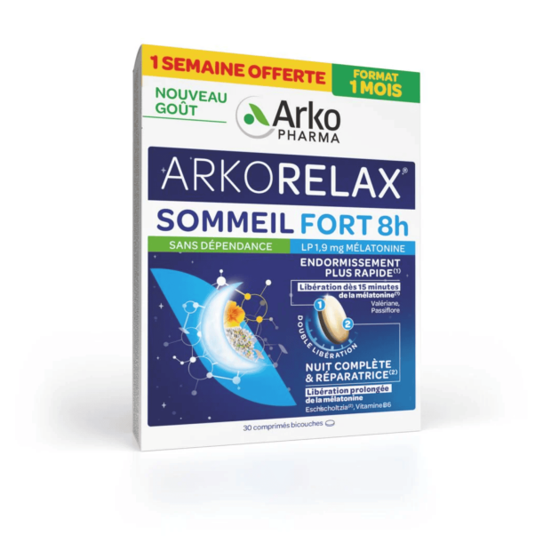 Arkorelax Sommeil Fort 8H 30 Comprimés Offre Spéciale | Parashop.com