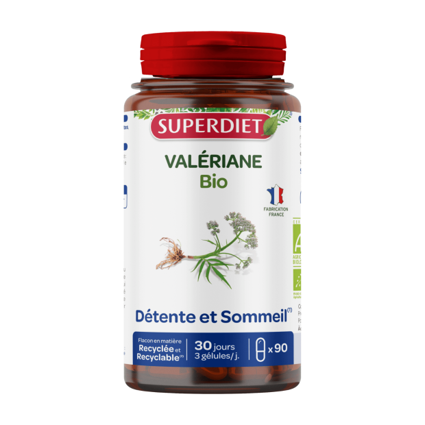 Valériane. Boîte 90 comprimés Super Diet | Parashop.com