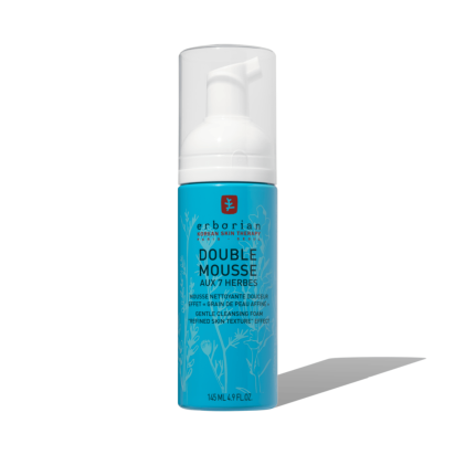 Double mousse nettoyante douceur aux 7 herbes, 145ml Erborian | Parashop.com