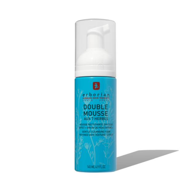 Double mousse nettoyante douceur aux 7 herbes, 145ml Erborian | Parashop.com