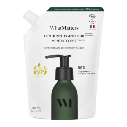 Recharge Dentifrice Blancheur Menthe Forte, 180ml | Parashop.com