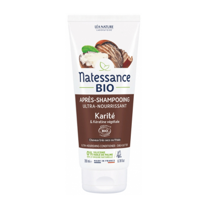 Après-Shampooing Ultra-Nourrissant Karité Et Kératine Végétale Bio, 200ml | Parashop.com