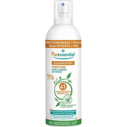 ASSAINISSANT, Spray Aérien Assainissant 41 Huiles Essentielles, 500ml Puressentiel - Parashop