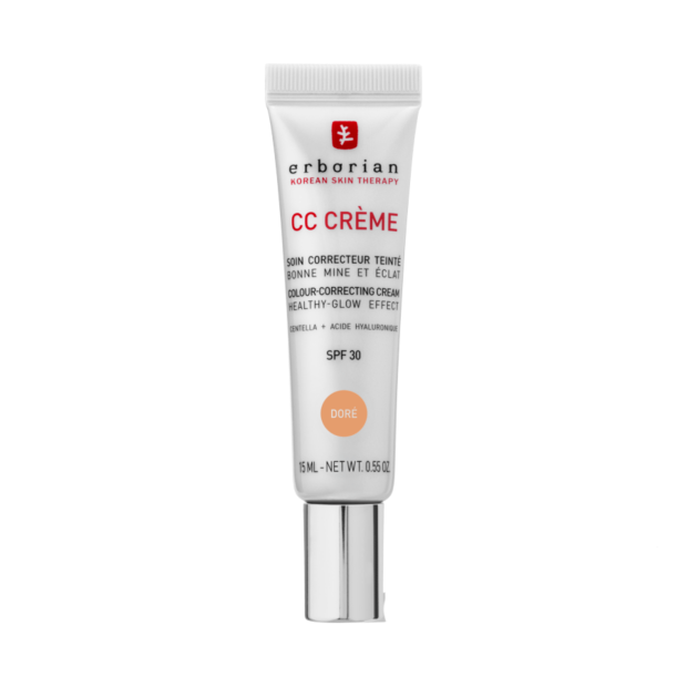 CC Crème à la Centella Soin Correcteur Teinté Bonne Mine SPF30 Teinte Doré, 15ml