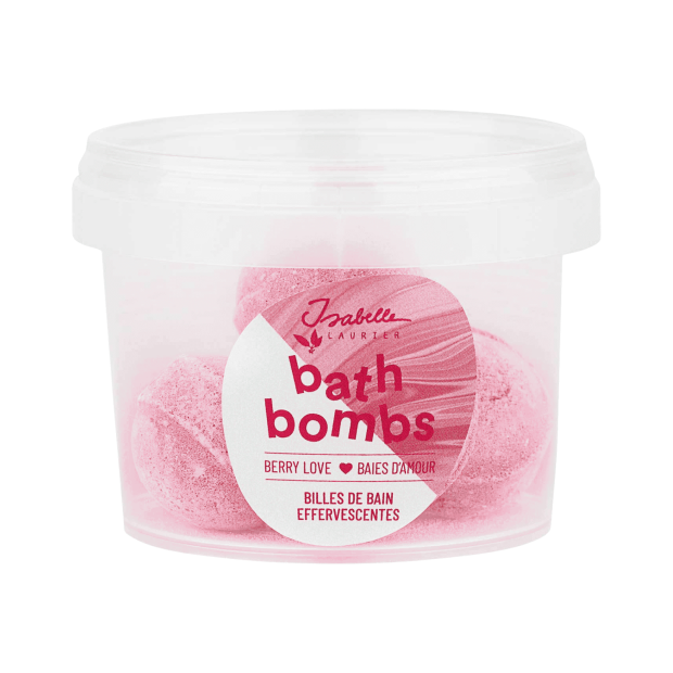Billes de Bain Effervescentes Rose Framboise, x5 | Parashop.com