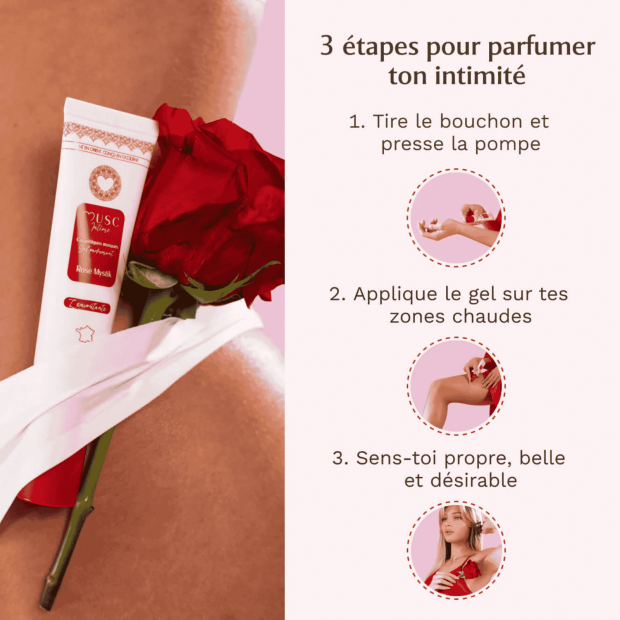 Rose Mystik - l’envoûtante Gel parfumant Intime, 30ml