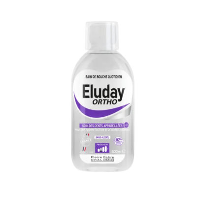 Eluday Ortho Bain de Bouche Quotidien Soin Dents Appareillées, 500ml | Parashop.com