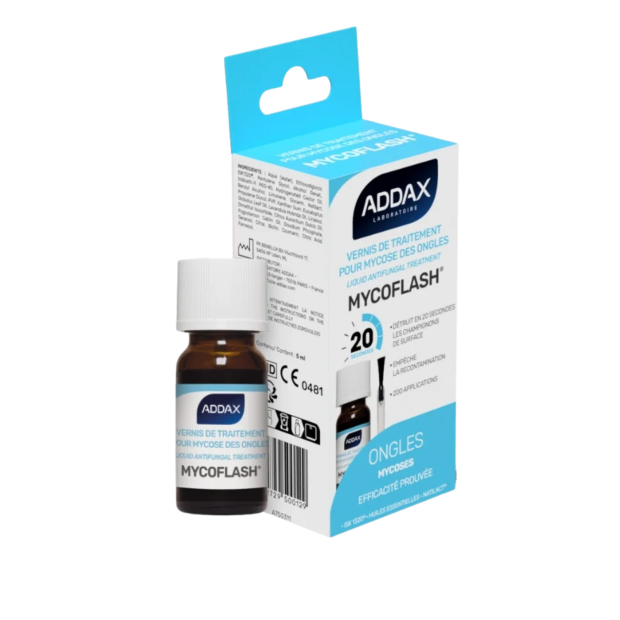 Mycoflash® Vernis de traitement pour mycoses des ongles, 5ml | Parashop.com