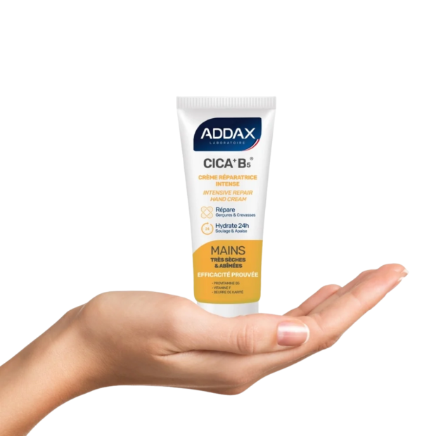 Cica+ B5 Crème Réparatrice Intense Mains Très Sèches et Abîmées, 50ml | Parashop.com