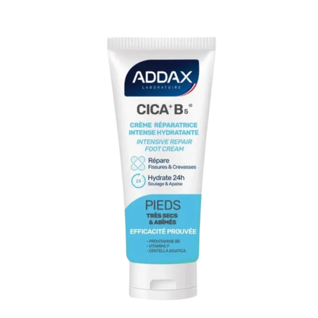 Cica+ B5 Crème Réparatrice Intense Hydratante Pieds Secs et Abîmés, 50ml | Parashop.com