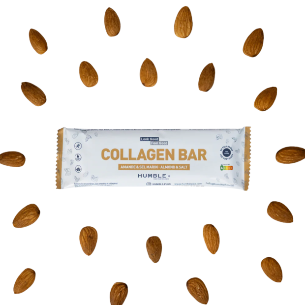 COLLAGEN BARRES Amandes-sel marin, pack 12x45g | Parashop.com