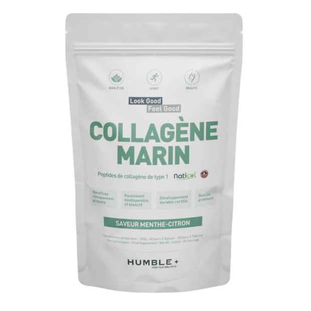 COLLAGEN MARIN POUDRE Menthe Citron, 300g | Parashop.com