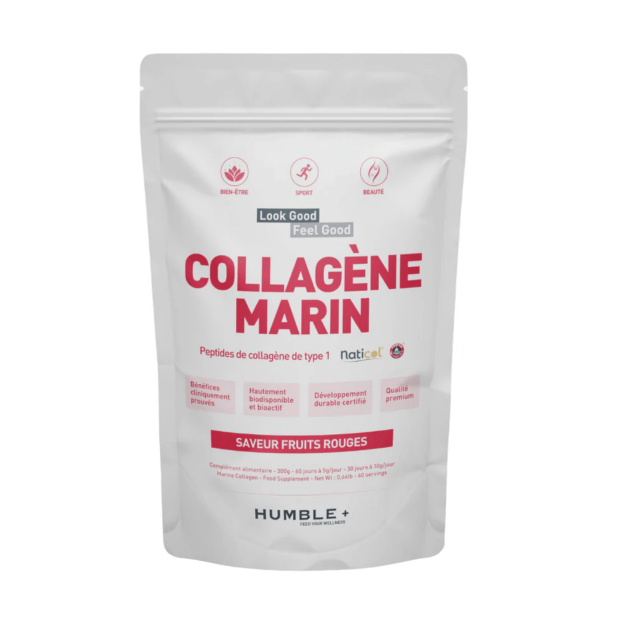 COLLAGEN MARIN POUDRE Fruits Rouges, 300g | Parashop.com